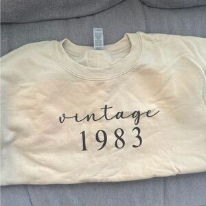 Vintage 1983 sweatshirt